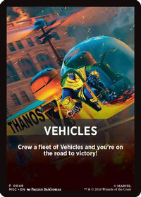 Vehicles Theme Card -  (MSC-048) - Commander: Marvel Super Heroes