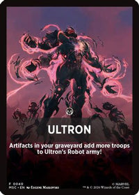 Ultron Theme Card -  (MSC-040) - Commander: Marvel Super Heroes