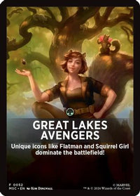 Great Lakes Avengers Theme Card -  (MSC-052) - Commander: Marvel Super Heroes