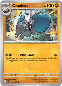 Cranidos 044  - Reverse Holofoil ME05 Pitch Black - Common