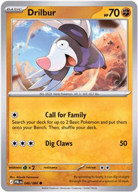 Drilbur 046  - Reverse Holofoil ME05 Pitch Black - Common