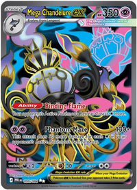 Mega Chandelure ex 099/084  - Holofoil ME05 Pitch Black - Ultra Rare