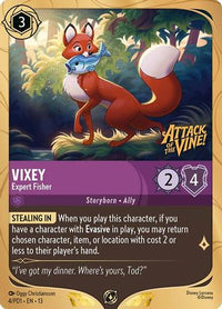 Vixey - Expert Fisher (4) Holofoil - Disney Lorcana Promo Cards
