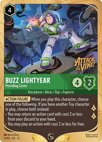 Buzz Lightyear - Providing Cover (5) Holofoil - Disney Lorcana Promo Cards