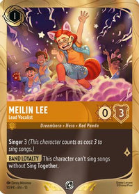Meilin Lee - Lead Vocalist (10) Holofoil - Disney Lorcana Promo Cards