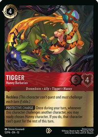 Tigger - Hunny Barbarian (12) Cold Foil - Disney Lorcana Promo Cards