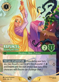 Rapunzel - Escaping the Tower (Store Championship Participant) (15)  - Disney Lorcana Promo Cards