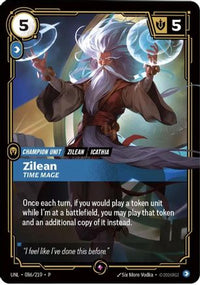 Zilean - Time Mage (086/219) - Riftbound Organized Play Promotional Cards Foil