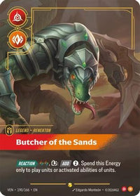 Renekton - Butcher of the Sands (Overnumbered) (190/166) - Vendetta Foil