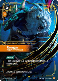Rengar - Trophy Hunter (Overnumbered) (179/166) - Vendetta Foil