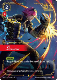 Vi - Destructive (Overnumbered) (167/166) - Vendetta Foil