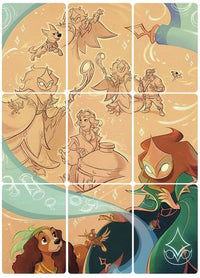 Archazia's Island Puzzle Insert (Set of 9) (Version 2 of 2)   - Archazias Island