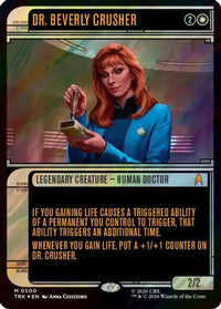 Dr. Beverly Crusher (Showcase) (Surge Foil) -  Foil (TRK-500) - Star Trek