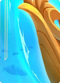Azurite Sea Puzzle Insert (Middle Left)   - Azurite Sea