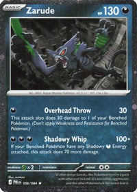 Zarude (Cosmos Holo) (056/084) [Blister Exclusives] Holofoil - Rare