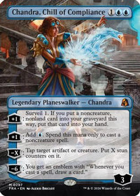 Chandra, Chill of Compliance (Borderless) -  Foil (FRA-297) - Reality Fracture