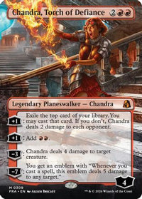 Chandra, Torch of Defiance (Borderless) -  Foil (FRA-309) - Reality Fracture