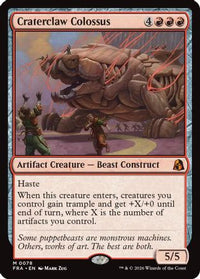 Craterclaw Colossus -  Foil (FRA-078) - Reality Fracture