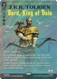Bard, King of Dale (Borderless) (Surge Foil) -  Foil (HOB-280) - The Hobbit