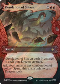 Desolation of Smaug (Showcase) (Surge Foil) -  Foil (HOB-262) - The Hobbit