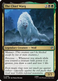 The Chief Warg -  Foil (HOB-150) - The Hobbit