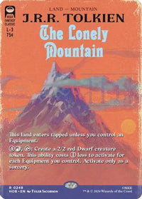 The Lonely Mountain (Borderless) -  Foil (HOB-248) - The Hobbit