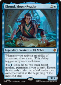 Elrond, Moon-Reader -  Foil (HOB-036) - The Hobbit