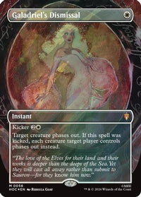 Galadriel's Dismissal (Borderless) (Surge Foil) -  Foil (HOC-056) - The Hobbit: Eternal-Legal