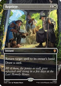 Reprieve (Borderless) -  Foil (HOC-017) - The Hobbit: Eternal-Legal