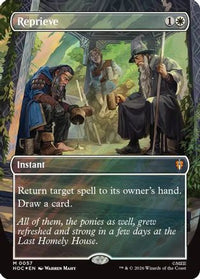 Reprieve (Borderless) (Surge Foil) -  Foil (HOC-057) - The Hobbit: Eternal-Legal