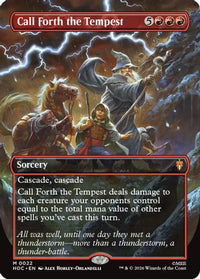Call Forth the Tempest (Borderless) -  Foil (HOC-022) - The Hobbit: Eternal-Legal