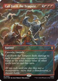 Call Forth the Tempest (Borderless) (Surge Foil) -  Foil (HOC-062) - The Hobbit: Eternal-Legal