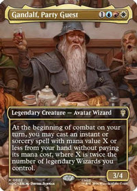 Gandalf, Party Guest (Borderless) -  Foil (HOC-002) - The Hobbit: Eternal-Legal
