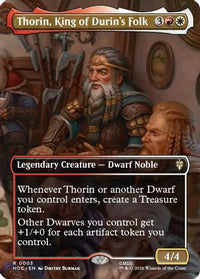 Thorin, King of Durin's Folk (Borderless) -  Foil (HOC-003) - The Hobbit: Eternal-Legal