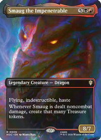Smaug the Impenetrable (Borderless) -  Foil (HOC-009) - The Hobbit: Eternal-Legal