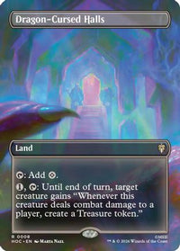 Dragon-Cursed Halls (Borderless) -  (HOC-008) - The Hobbit: Eternal-Legal