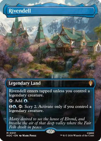 Rivendell (Borderless) -  Foil (HOC-051) - The Hobbit: Eternal-Legal