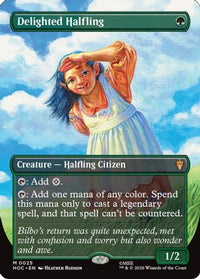 Delighted Halfling (Borderless) -  (HOC-025) - The Hobbit: Eternal-Legal