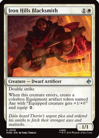 Iron Hills Blacksmith -  Foil (HOB-016) - The Hobbit