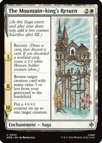 The Mountain-king's Return -  Foil (HOB-022) - The Hobbit
