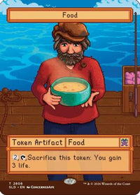Food Token (2808) -  Foil (SLD-2808) - Secret Lair Drop Series