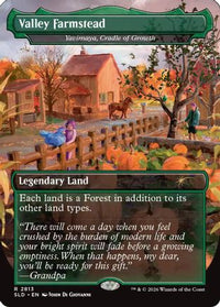 Valley Farmstead - Yavimaya, Cradle of Growth -  Foil (SLD-2813) - Secret Lair Drop Series