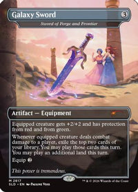 Galaxy Sword - Sword of Forge and Frontier -  (SLD-2817) - Secret Lair Drop Series