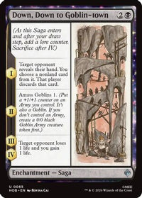 Down, Down to Goblin-town -  Foil (HOB-065) - The Hobbit