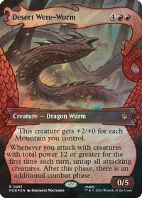 Desert Were-Worm (Showcase) (Surge Foil) -  Foil (HOB-261) - The Hobbit