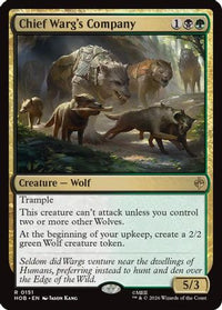 Chief Warg's Company -  Foil (HOB-151) - The Hobbit
