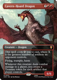 Cavern-Hoard Dragon (Borderless) -  Foil (HOC-023) - The Hobbit: Eternal-Legal