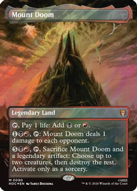 Mount Doom (Borderless) (Surge Foil) -  Foil (HOC-090) - The Hobbit: Eternal-Legal