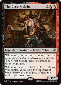 The Great Goblin -  Foil (HOB-158) - The Hobbit