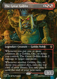 The Great Goblin (Borderless) -  Foil (HOB-201) - The Hobbit